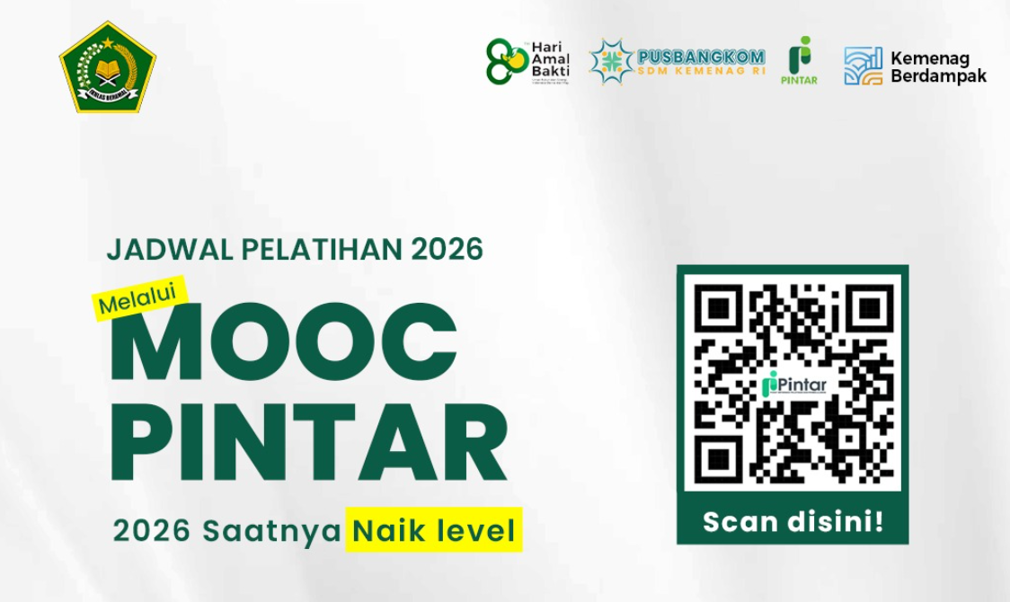 MOOC PINTAR 2026 Resmi Diluncurkan, Kemenag Buka Akses Pelatihan SDM Lebih Luas